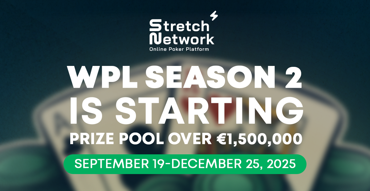 Stretch Network’s World Poker League Season 2 Starts October 24