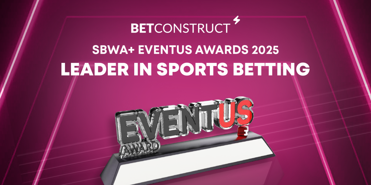 BetConstruct Honoured with Leader in Sports Betting Award at the SBWA+ Eventus Awards