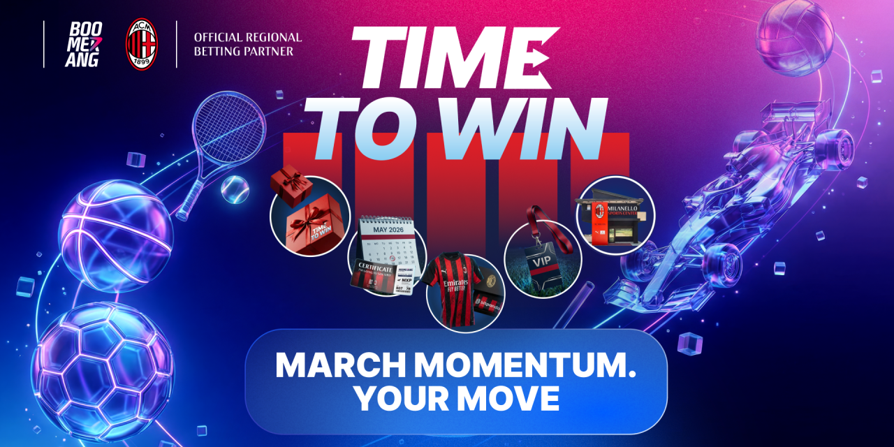 Use Boomerang Partners’ schedule to win in the TIME TO WIN tournament