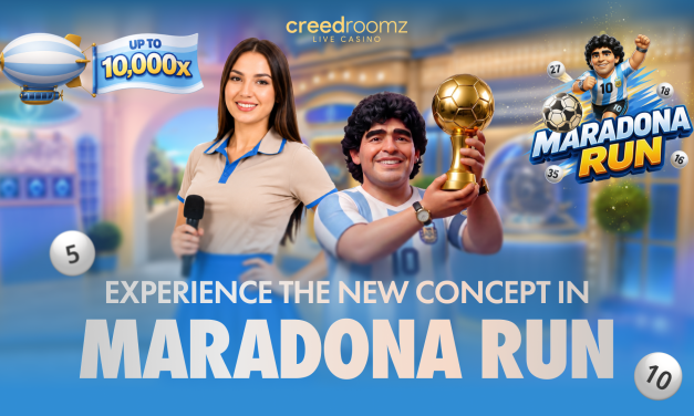 “Maradona Run” Launched by CreedRoomz as New Live Game Show with Official Rights
