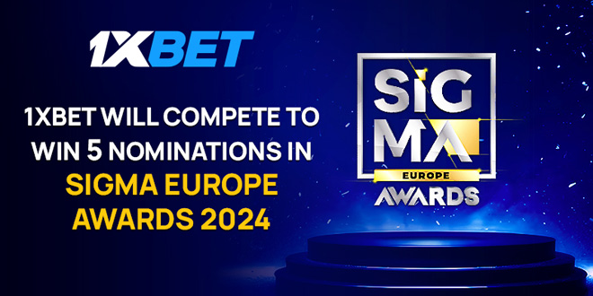 [From the industry] 1xBet will compete to win 5 nominations in SiGMA Europe Awards 2024