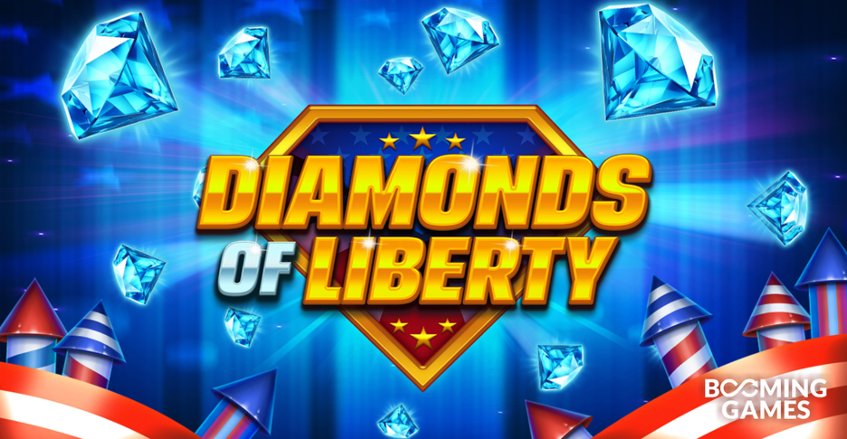 Celebrate the spirit of freedom and fortune with Diamonds of Liberty, the latest all-American slot from Booming Games!