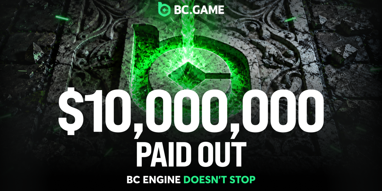 BC.GAME’s BC Engine surpasses $10 million in rewards in six months after launch