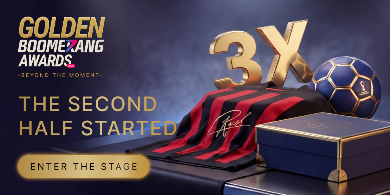Boomerang Partners opens the Second Half of Golden Boomerang Awards 2026 during the summer of major sports