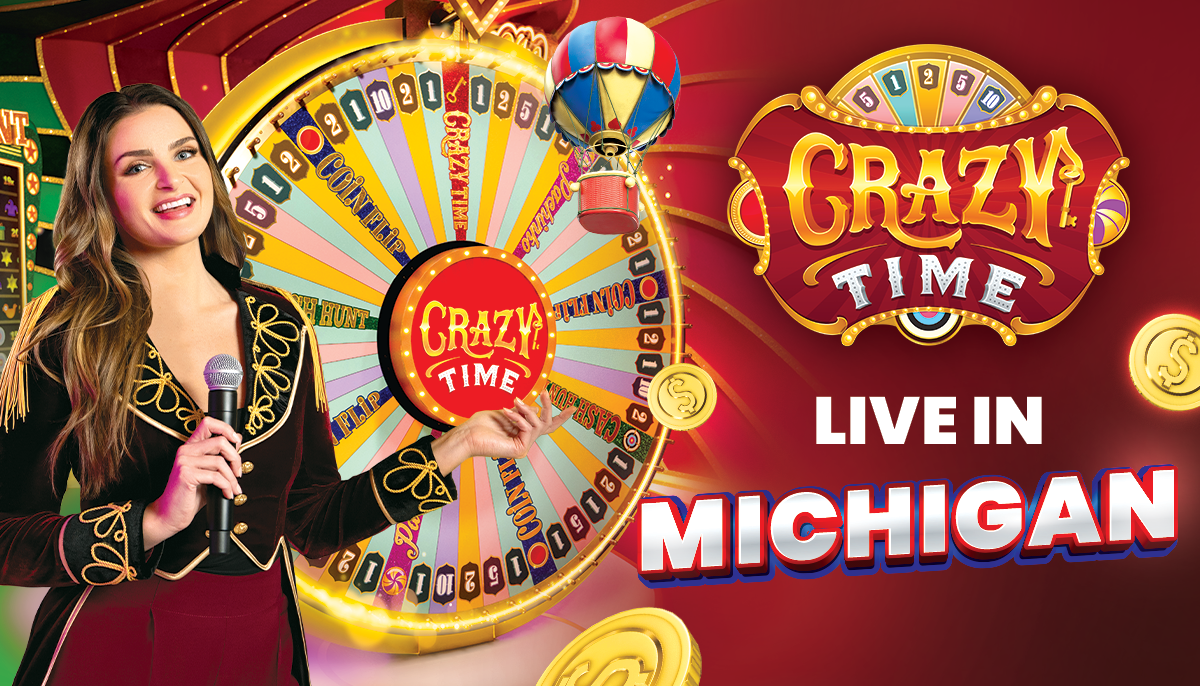 Evolution’s Crazy Time lands in Michigan