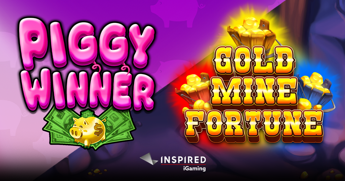 Inspired launches Piggy Winner™ and Gold Mine Fortune™ online
