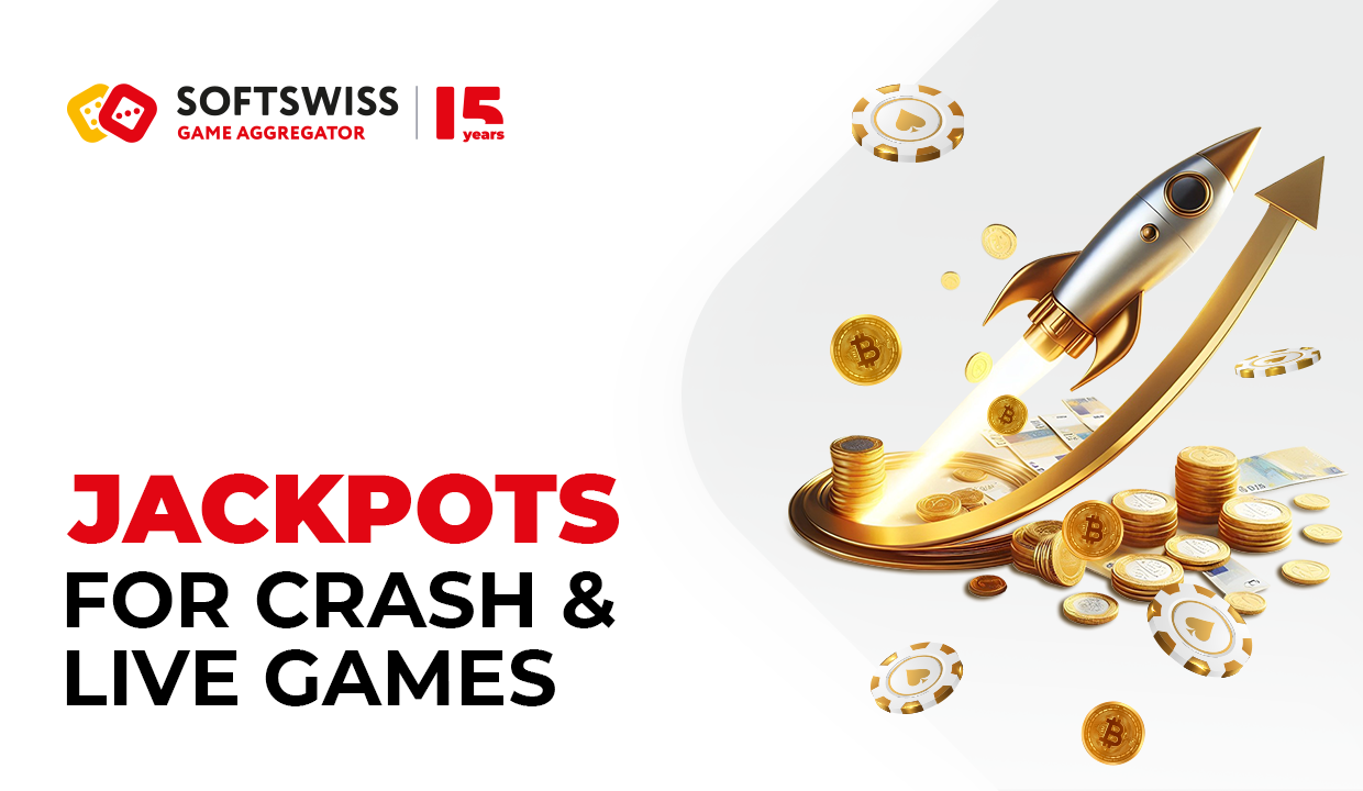 SOFTSWISS introduces jackpots for its live and crash games