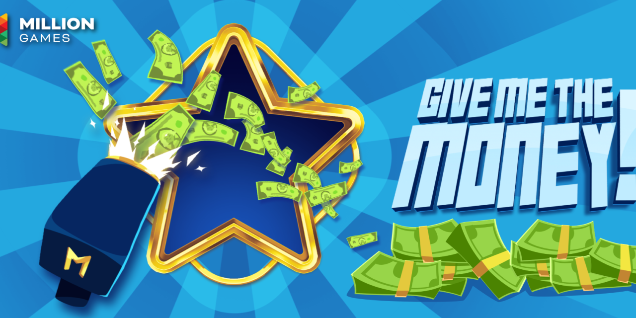 Million Games launches arcade-style crash game Give Me The Money