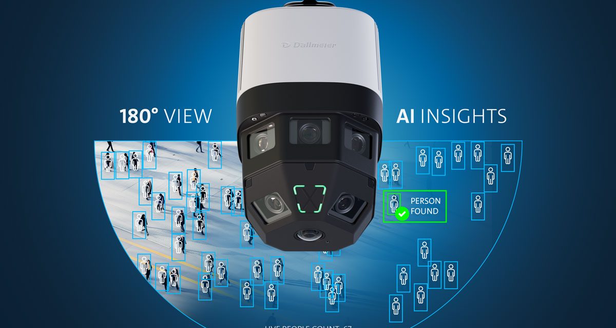 Panomera® V8: 180° view for smart analytics on large areas