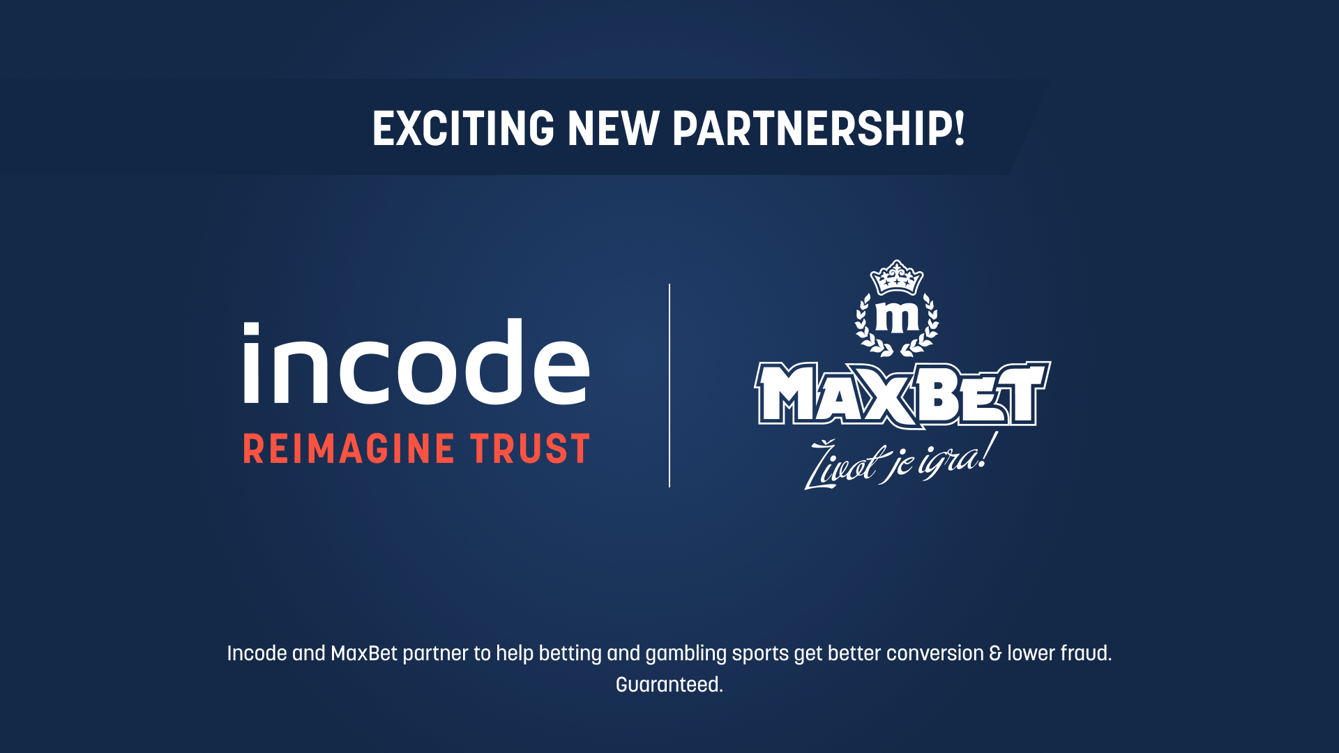 Incode enters partnership with MaxBet