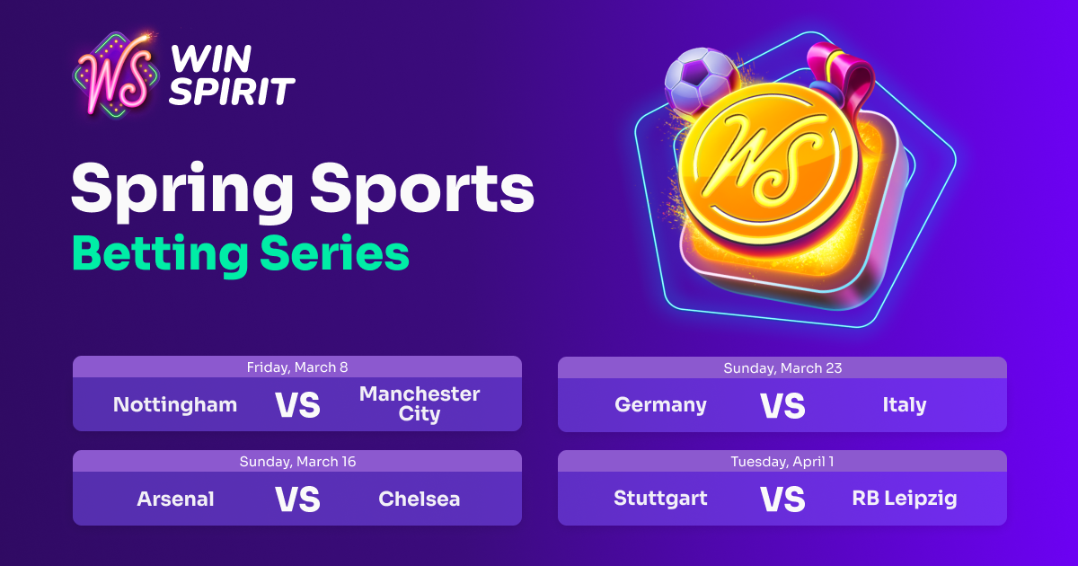 Champions League Drama & EPL Showdown — WinSpirit Launches Betting Series with 2,500 USD in Freebets