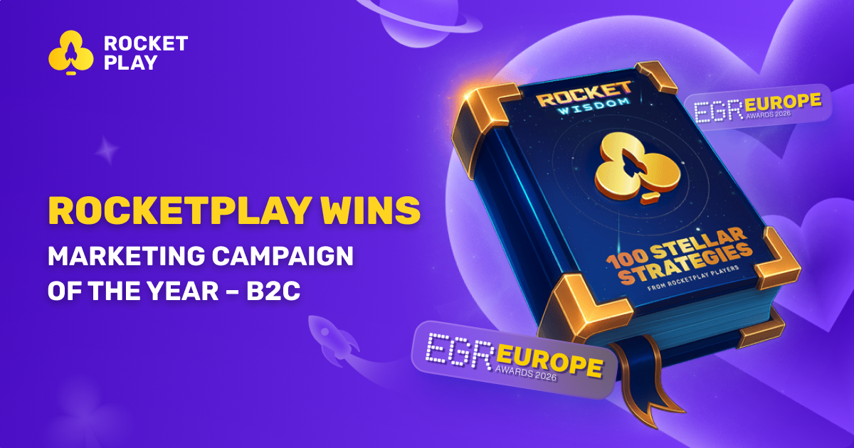 RocketPlay won European Marketing Campaign of the Year – B2C at the 2026 EGR Europe Awards