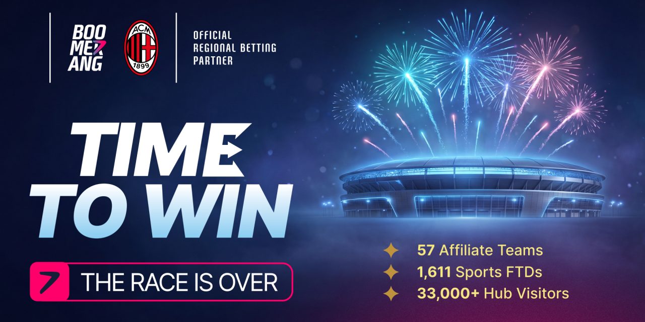 Boomerang Partners brought TIME TO WIN to a close with 57 teams having competed for exclusive AC Milan-related rewards
