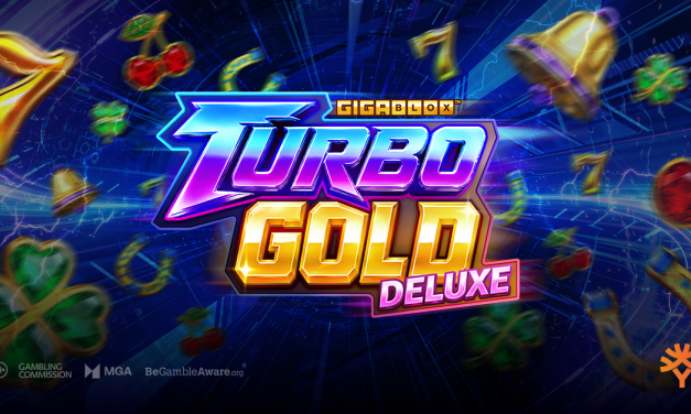 Turbo Gold Deluxe GigaBlox by Yggdrasil powers up the reels with oversized symbols