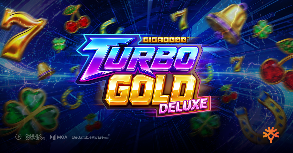 Turbo Gold Deluxe GigaBlox by Yggdrasil powers up the reels with oversized symbols