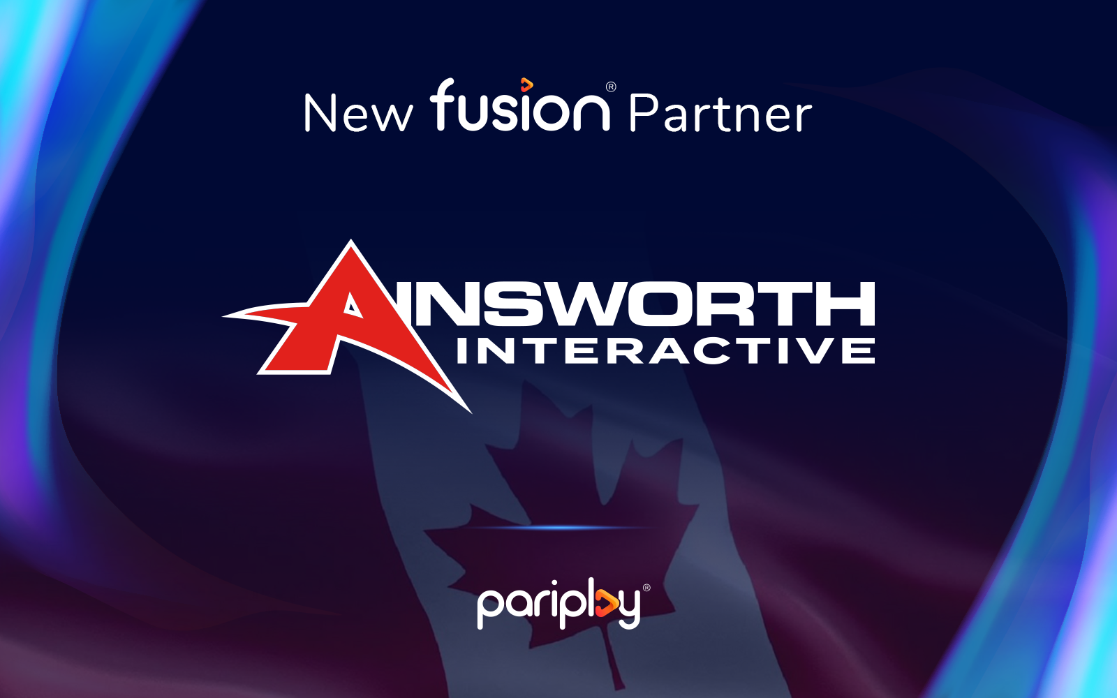 Pariplay and Ainsworth team up for Canadian content distribution