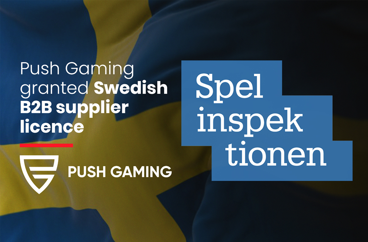 Push Gaming granted Swedish B2B supplier licence