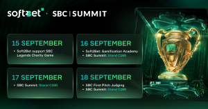 soft2bet banner with agenda for press release fo Soft2Bet Marks Nine Years with Gamification Academy, MEGA Workshops, and Charity Support at SBC Summit Lisbon