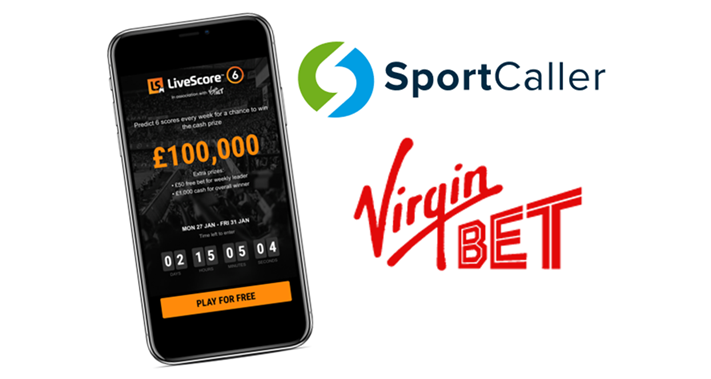 SportCaller launches LiveScore6 with Virgin Bet