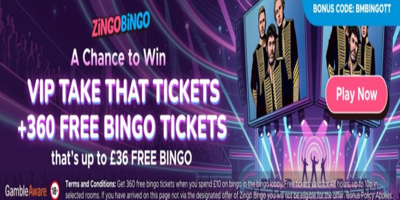 ‘Never Forget’ with Zingo Bingo’s Take That ticket competition