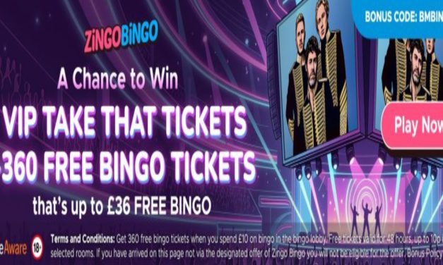 ‘Never Forget’ with Zingo Bingo’s Take That ticket competition