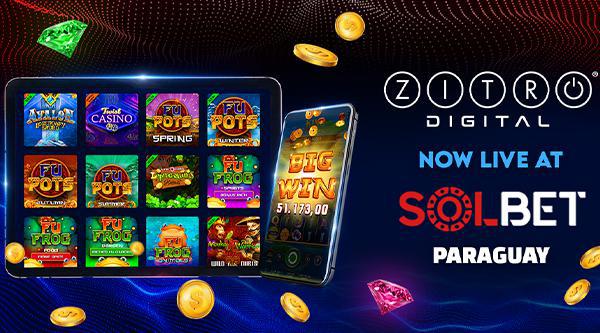 Zitro Digital Titles Now Live on Solbet in Paraguay